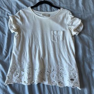 White Abercrombie & Fitch Tee
